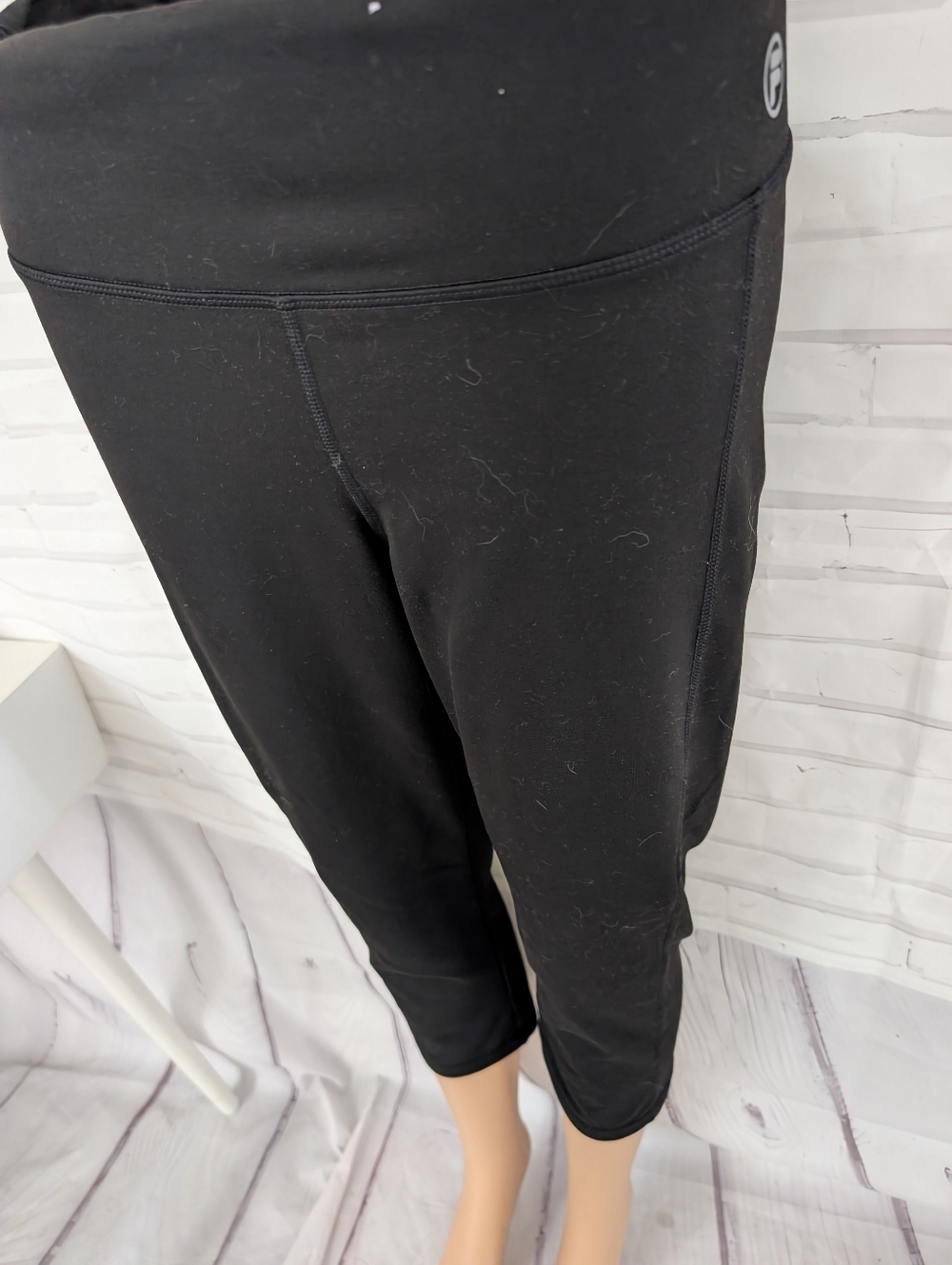 Fila Black Cropped Leggings